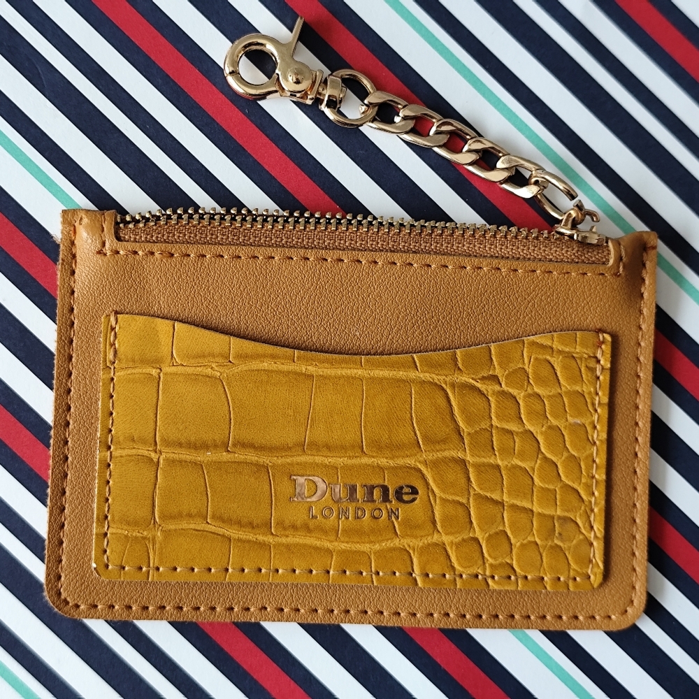Dune London leather coin purse